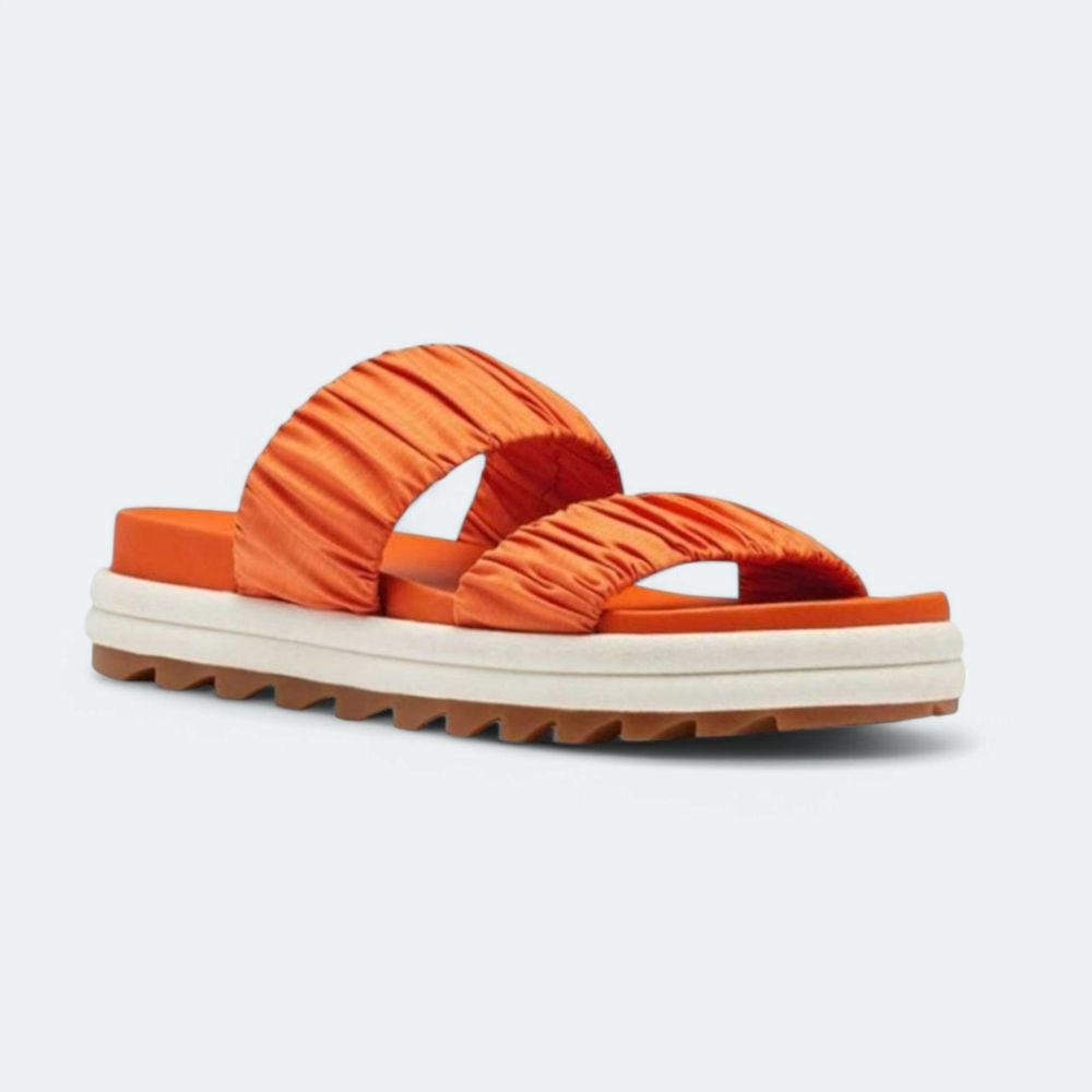 Sorel Women's Roaming Two Strap Slide Sandals size 8 Orange